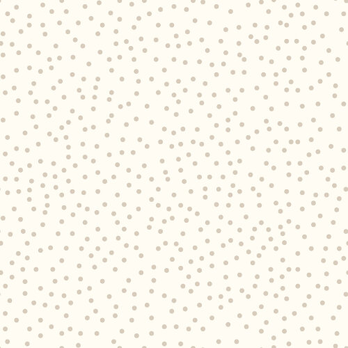 Baumwollpopeline Punkteregen - creme