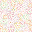 Baumwollpopeline bunte Blumen - creme
