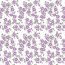 Baumwollpopeline Blume Moni - lavendel