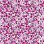Baumwollpopeline Blumen - fuchsia