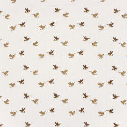 Musselin kleine Kolibris - creme