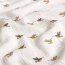 Musselin kleine Kolibris - creme