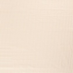Baumwollpopeline garngefärbt Vichy Karo 2mm - beige