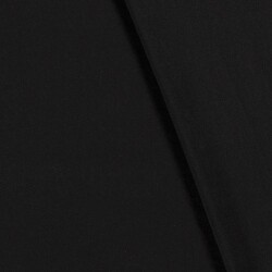 Gabardine Bi-Stretch Uni - schwarz