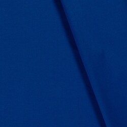 Baumwollstoff Fahnentuch Cretonne *Marie* Uni - royalblau