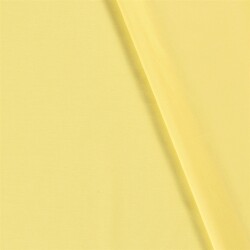 Baumwollstoff Fahnentuch Cretonne *Marie* Uni - softgelb