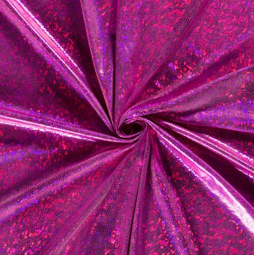 Folienjersey Schlangenmuster Uni - pink