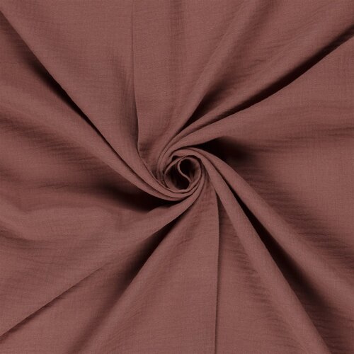 Musselin Uni *Marie* - cranberry