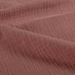 Musselin Uni *Marie* - cranberry