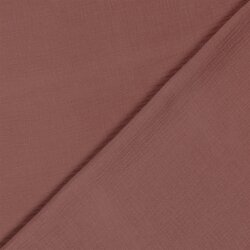 Musselin Uni *Marie* - cranberry