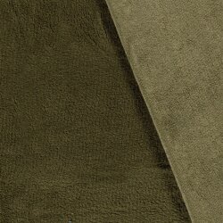 Bambus Frottee Uni *Marie* - olive