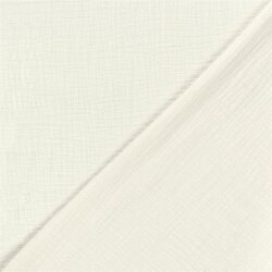 Musselin Slub *Marie* - wollweiss