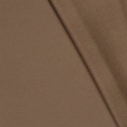 French Terry Uni *Gaby* Bio~Organic - taupebraun