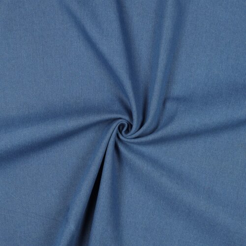 Stretch-Jeansstoff 110Z Recycled gebleicht- indigo