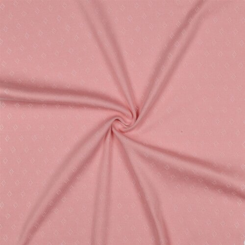 Feinstrickjersey *Vera* Lochmuster - quarzrosa