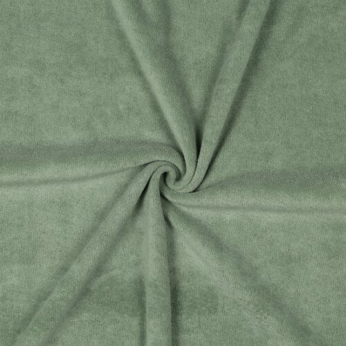 Stretch Frottee *Vera* - altgrün