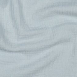 Musselin Uni *Gerda* BIO~Organic - lichtblau