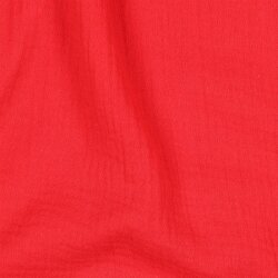 Musselin Uni *Gerda* BIO~Organic - rotorange