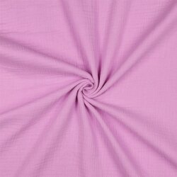 Musselin Uni *Gerda* BIO~Organic - hellpink