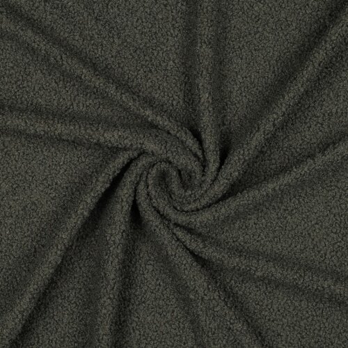 Teddystoff *Vera* - dunkelwaldgrün