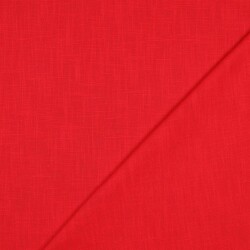 Leinen *Vera* vorgewaschen - rot