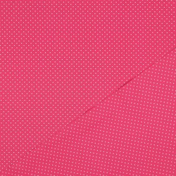 Baumwollpopeline 2mm Punkte - pink