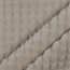 Velur-Dekostoff-Quadrat - sand