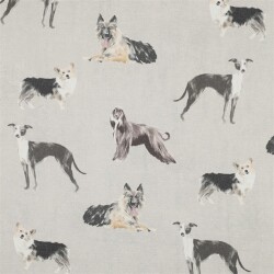 Canvas Digital Hunde - creme