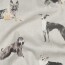 Canvas Digital Hunde - creme