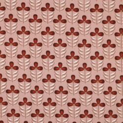 Canvas WATERPROOF Blumen - altrosa