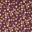 Feincord kleine Blumen - malve