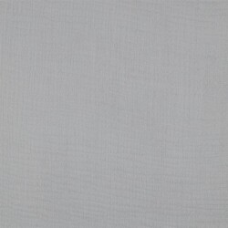 Dreilagiger Baumwoll Musselin Bio~Organic - grau