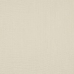 Dreilagiger Baumwoll Musselin Bio~Organic - creme