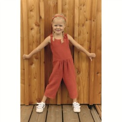 Dreilagiger Baumwoll Musselin Bio~Organic - helltaupe