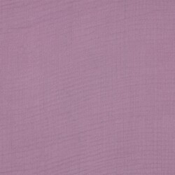 Dreilagiger Baumwoll Musselin Bio~Organic - malve