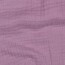 Dreilagiger Baumwoll Musselin Bio~Organic - malve