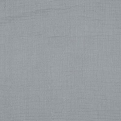 Dreilagiger Baumwoll Musselin Bio~Organic - blassblau