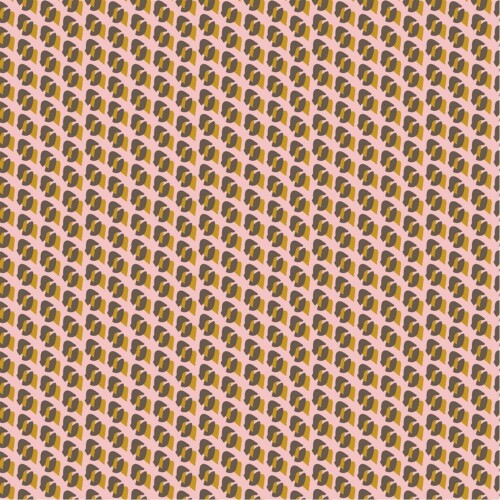 Baumwollpopeline Grafik Punkte - hellrosa
