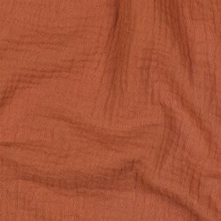 Musselin Uni *Vera*  - cognac