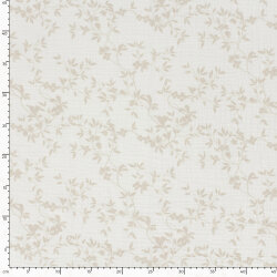 Musselin zarte Zweige - creme