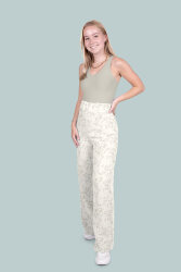 Musselin zarte Zweige - creme