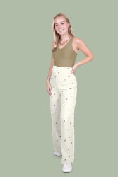 Musselin kleine Bienchen - creme