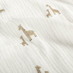 Musselin süsse Giraffen - creme
