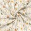 Musselin Digital Herbstwiese - creme