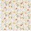 Musselin Digital Herbstwiese - creme