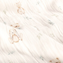 Musselin Digital süsse Kuscheltiere - creme