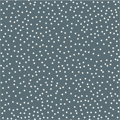 Baumwollpopeline Punkteregen - schattenblau