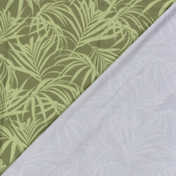 Funktions und Badeanzugstoff Recycled LSF50 Palmenblätter - helloliv