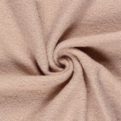 Bouclé Mantelstoff *Marie * Uni - softrosa