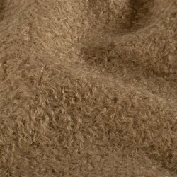 Bouclé Mantelstoff *Marie * Uni - kamel